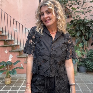 GLAMOROUS&nbsp;CAMICIA 5707&nbsp;NERO